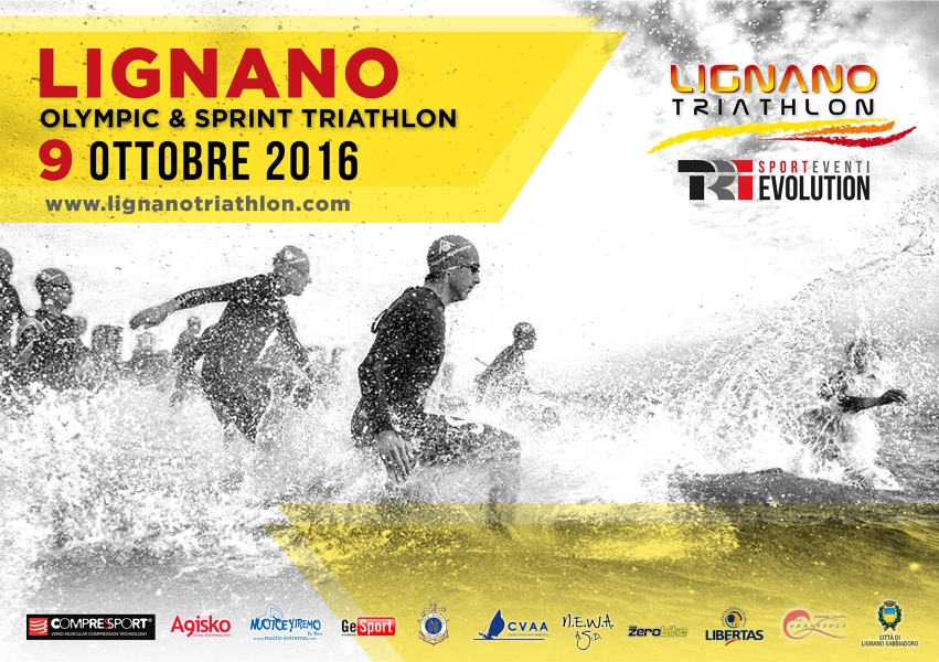 LIGNANO OLYMPIC & SPRINT TRIATHLON 9 OTTOBRE 2016   